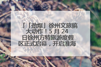 「劲爆」徐州文旅搞大动作！5 月 24 日徐州方特旅游度假区正式启幕，开启淮海旅游新篇章