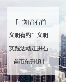 “知音石首 文明有约”文明实践活动走进石首市东升镇