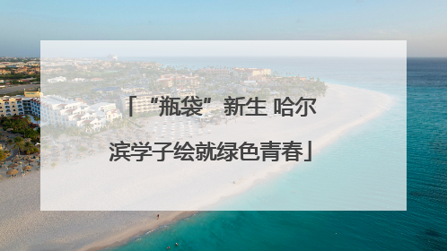 “瓶袋”新生 哈尔滨学子绘就绿色青春