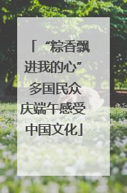 “粽香飘进我的心” 多国民众庆端午感受中国文化
