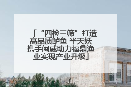 “四检三筛”打造高品质鲈鱼 半天妖携手闽威助力福鼎渔业实现产业升级