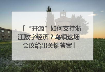 “开源”如何支持浙江数字经济？乌镇这场会议给出关键答案