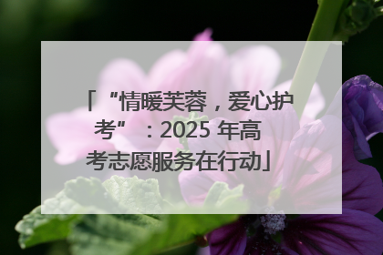 “情暖芙蓉，爱心护考”：2025 年高考志愿服务在行动