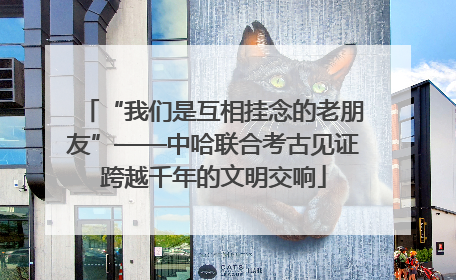 “我们是互相挂念的老朋友”——中哈联合考古见证跨越千年的文明交响