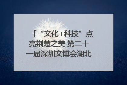 “文化+科技”点亮荆楚之美 第二十一届深圳文博会湖北馆抢“鲜”看
