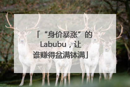 “身价暴涨”的Labubu，让谁赚得盆满钵满