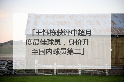 王钰栋获评中超月度最佳球员，身价升至国内球员第二