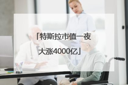 特斯拉市值一夜大涨4000亿