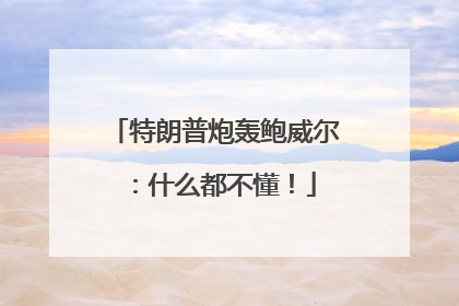 特朗普炮轰鲍威尔：什么都不懂！
