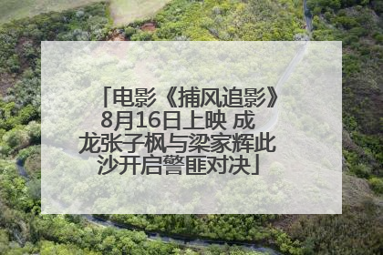 电影《捕风追影》8月16日上映 成龙张子枫与梁家辉此沙开启警匪对决