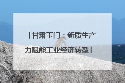 甘肃玉门：新质生产力赋能工业经济转型