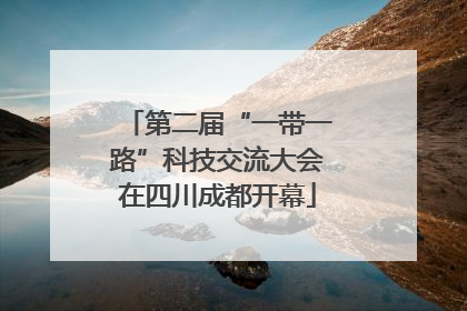 第二届“一带一路”科技交流大会在四川成都开幕