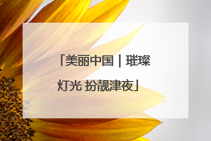 美丽中国｜璀璨灯光 扮靓津夜
