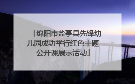 绵阳市盐亭县先锋幼儿园成功举行红色主题公开课展示活动