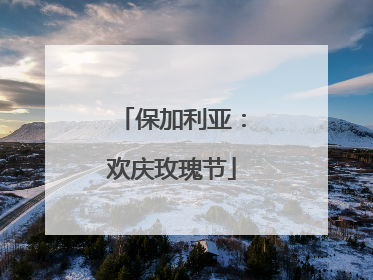 保加利亚：欢庆玫瑰节