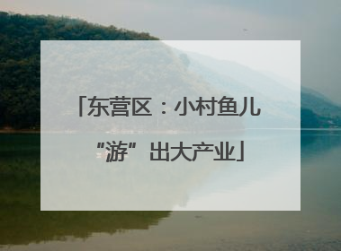 东营区：小村鱼儿“游”出大产业