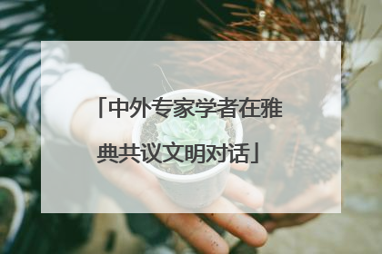 中外专家学者在雅典共议文明对话