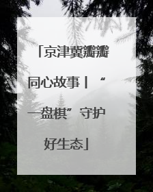京津冀瓣瓣同心故事丨“一盘棋”守护好生态