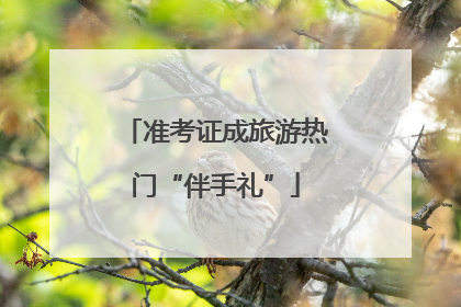 准考证成旅游热门“伴手礼”