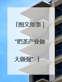 图文故事｜“把茶产业做大做强”