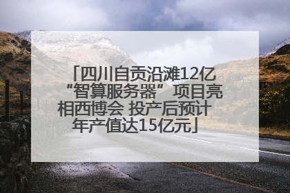 四川自贡沿滩12亿“智算服务器”项目亮相西博会 投产后预计年产值达15亿元