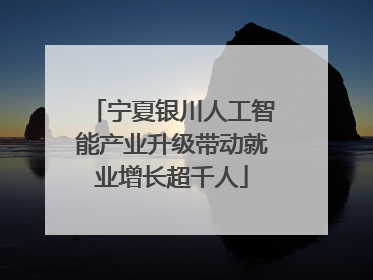 宁夏银川人工智能产业升级带动就业增长超千人