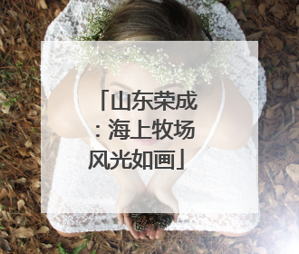 山东荣成：海上牧场风光如画