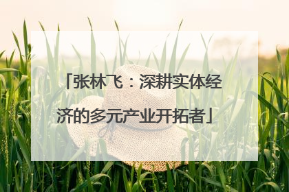 张林飞：深耕实体经济的多元产业开拓者