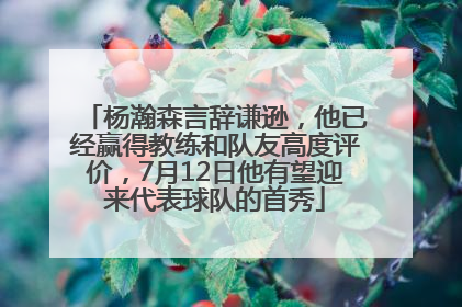 杨瀚森言辞谦逊，他已经赢得教练和队友高度评价，7月12日他有望迎来代表球队的首秀