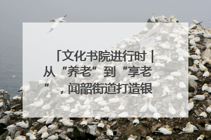 文化书院进行时｜从“养老”到“享老”，闻韶街道打造银龄幸福新图景