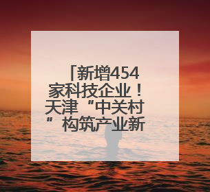 新增454家科技企业！天津“中关村”构筑产业新高地