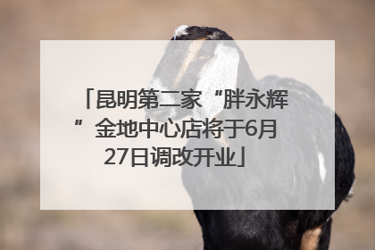 昆明第二家“胖永辉”金地中心店将于6月27日调改开业