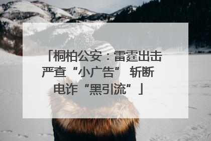 桐柏公安：雷霆出击严查“小广告” 斩断电诈“黑引流”