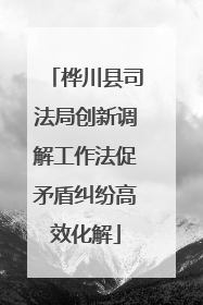 桦川县司法局创新调解工作法促矛盾纠纷高效化解