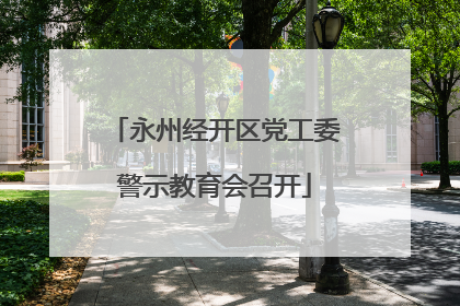 永州经开区党工委警示教育会召开