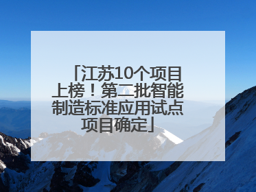 江苏10个项目上榜！第二批智能制造标准应用试点项目确定