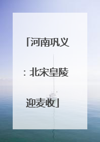 河南巩义：北宋皇陵迎麦收