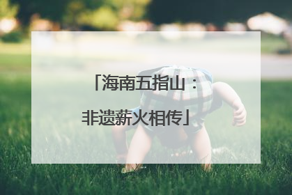 海南五指山：非遗薪火相传