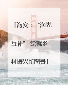 海安：“渔光互补” 绘就乡村振兴新图景