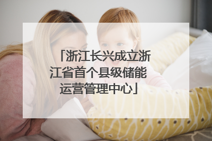 浙江长兴成立浙江省首个县级储能运营管理中心
