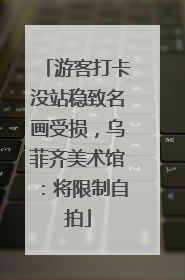 游客打卡没站稳致名画受损，乌菲齐美术馆：将限制自拍