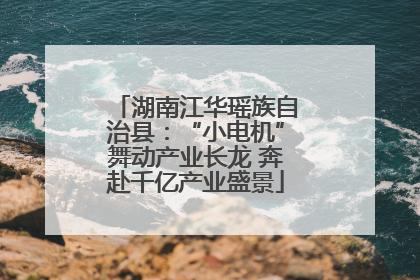 湖南江华瑶族自治县：“小电机”舞动产业长龙 奔赴千亿产业盛景
