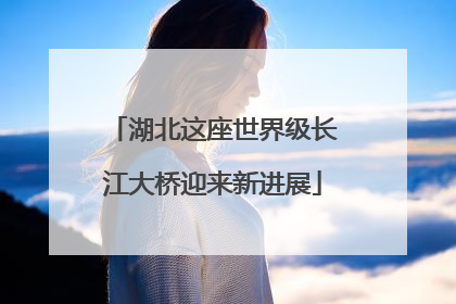 湖北这座世界级长江大桥迎来新进展