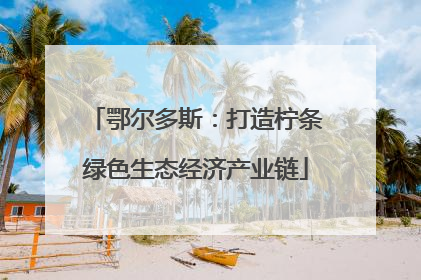 鄂尔多斯：打造柠条绿色生态经济产业链