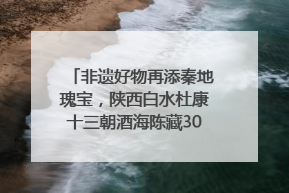 非遗好物再添秦地瑰宝，陕西白水杜康十三朝酒海陈藏30年别具一格