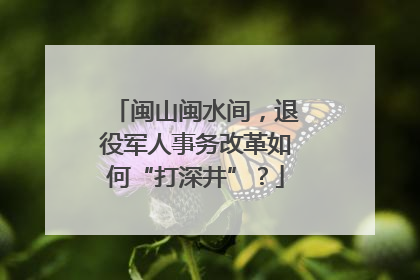 闽山闽水间，退役军人事务改革如何“打深井”？