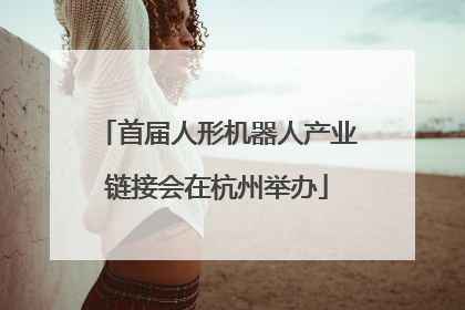 首届人形机器人产业链接会在杭州举办