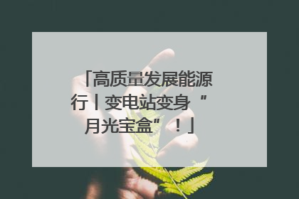 高质量发展能源行丨变电站变身“月光宝盒”！