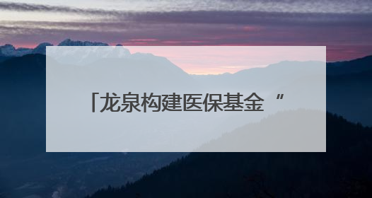 龙泉构建医保基金“即时结算”新格局