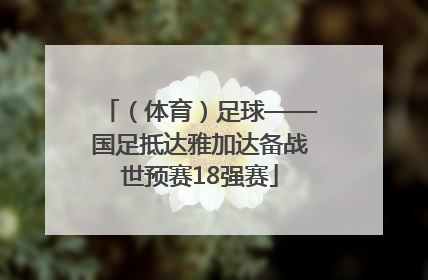 （体育）足球——国足抵达雅加达备战世预赛18强赛